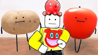 しゃべるかわいい食べ物を見つけるロブロックス【 Roblox 】ひみつのおるすばん