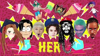 BLOCK B 블락비 - HER 헐 REMIX FT. Michael Jackson SEVENTEEN Idolm@ster 펀치넬로 Ludacris Etc. ANIMASHUP 262