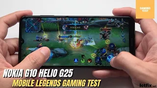 Nokia G10 Mobile Legends Gaming test | Helio G25, 4GB RAM