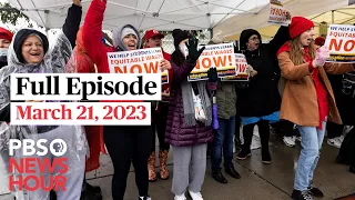 PBS NewsHour West live episode, March 21, 2023