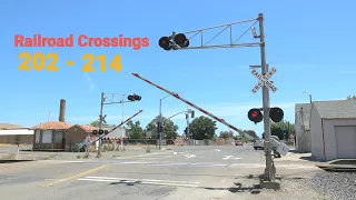 Railroad Crossings 202 To 214 Compilation, Which One Is Your Favorite?