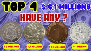 Top 4 Ultra Most Searching Rarest Valuable Coins || Rare Coins Worth Millions || Rare Coins Value