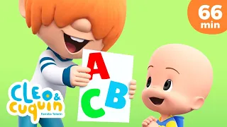 Canción del ABC (Abecedario)  🔠🎶 y más canciones infantiles para bebés con Cleo y Cuquín