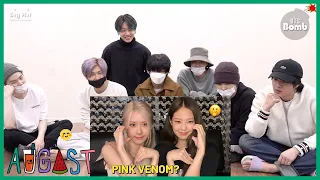 BTS reaction to BLACKPINK Giving Spoiler to Blinks [fanmade]