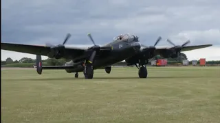 Avro Lancaster NX611 "Just Jane" Impressive Fiery Startup & Ground Run
