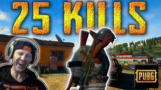 BATTLEGROUNDS 25 KILL MATCH | PLAYERUNKNOWN'S BG | LYNDONFPS