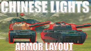 UPDATE 9.7 !! CHINESE  LIGHT TANKS ARMOR LAYOUT !!