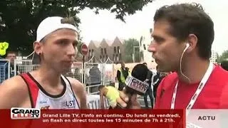 Semi-marathon de Lille: réaction de Romain Carette