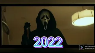 evolution of ghostface (1996, 1998, 2000, 2011, 2022) #ghostface #scream