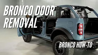 2021 Ford Bronco Door Removal | Bronco How-to Ep. 5 | Bronco Nation