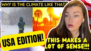 New Zealand Girl Reacts to Climate in the USA - Why's It Like That? 🇺🇸🤯