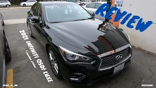 2021 INFINITI Q50t LUXE REVIEW -- BEST LUXURY SPORT SEDAN !