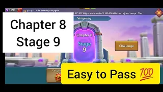 Vergeway Chapter 8 Stage 9 | Lords Mobile