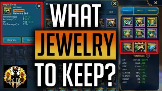 RAID: Shadow Legends | What gear to keep? Jewelry / Jewellery guide! Best way to grind silver!