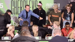 WOW! TOM ZANETTI & JAYDEN KING BRAWL AT PRESS CONFERENCE AS KSI WATCHES CARNAGE UNFOLD