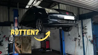 CHECKING FOR A COMMON PROBLEM ON MY EP3 CIVIC TYPE R! | EP3 PROJECT PART 4