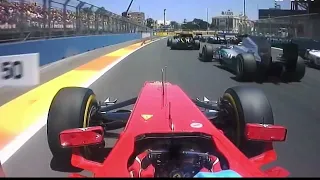 Masterclass Onboard Start Fernando Alonso - European Grand Prix 2012 Ferrari