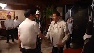 Dating pangulong Duterte, bumisita sa Malacañang, nakipagkita kay PBBM