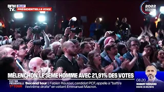 Présidentielle: les électeurs de Mélenchon divisés sur leur vote pour le second tour