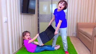 Камиль и Аминка ВСЕ ЛОМАЮТ! Во Всем ВИНОВАТЫ ФИКСИКИ! Для детей kids children