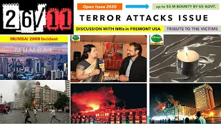 26/11 Mumbai Terror Attacks Candle Light Vigil & Opinion by NRIs