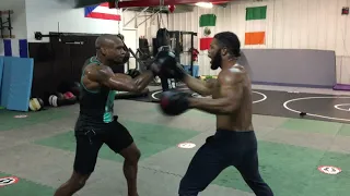 Juggernautlyfe training with Bareknuckle Fight Championship Cruiserweight Champion Lorenzo Hunt