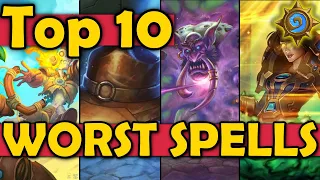 Top 10 Worst Spells From Each Class in Hearthstone