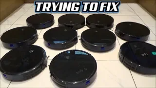 Trying to FIX: Joblot of 10x Faulty Robotic Vacuum Cleaners