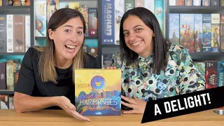 Harmonies is a brain burny crowd pleaser & it still hasn't left our table 🧠 | Board Game Review
