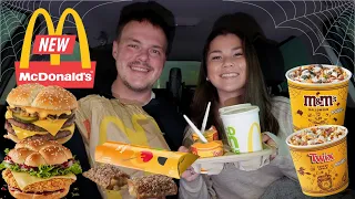 trying the *NEW* autumn menu from MCDONALDS || October 2023