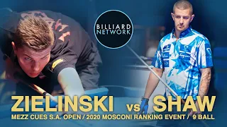 FAST and the FURIOUS!....Jayson SHAW vs Wiktor ZIELNSKI | 2020 Mezz Cues Stella Artois OPEN | 9 Ball