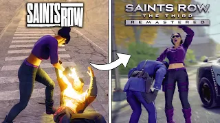 SAINTS ROW 2022 vs SAINTS ROW 3 - Physics and Details Comparison