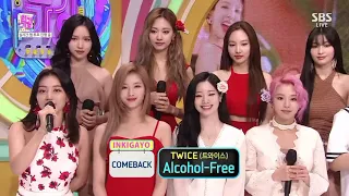 Twice Interview "Alcohol-Free" On SBS Inkigayo 210613