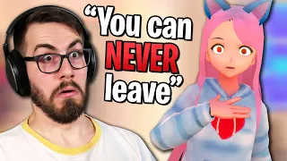 Escaping my AI GIRLFRIEND! (Yandere AI Girlfriend Simulator)