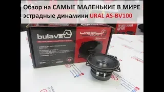 Самые маленькие в мире эстрадные динамики URAL AS-BV100!