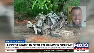 Washington man accused of burying his Hummer to collect insurance arrested