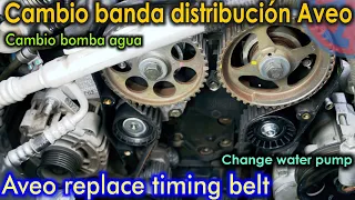 Chevrolet Aveo timing belt replacement