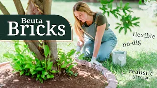 🌱 Beuta Bricks - Flexible, No Dig, Light Weight, Realistic Stone Landscape Edging