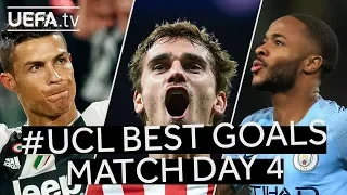 RONALDO, GRIEZMANN, STERLING: #UCL BEST GOALS, Matchday 4