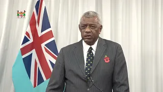 Fiji’s Minister for Home Affairs, delivers statement on the 2023 Fiji Day celebrations.