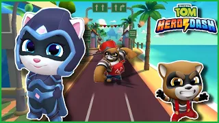 TALKING TOM HERO DASH / MOONLIGHT ANGELA vs SUNBEAM HANK vs TOM / WHO IS THE BEST?