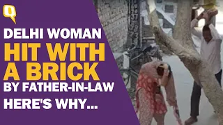 Caught on Cam | Delhi Man Hits Daughter-In-Law With Brick: The Reason Will Shock You