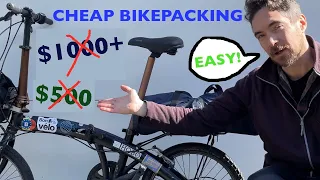 Cheapest bikepacking setup - folding bike touring