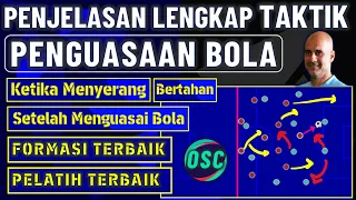 PENJELASAN LENGKAP TAKTIK PENGUASAAN BOLA, SAAT MENYERANG BERTAHAN FORMASI PELATIH TERBAIK EFOOTBALL