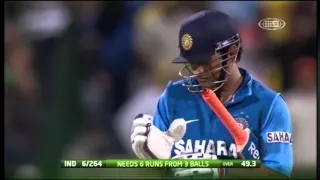 MS Dhoni's 112-metre six against Australia