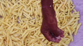 French Fries Recipe   Cooking by our grandpa for Orphan kids