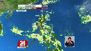 PAGASA: magpapaulan pa rin ang localized thunderstorms at ITCZ sa ilang bahagi ng bansa | 24 Oras