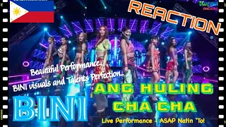 [FILIPINO REACTION VIDEO] || 🇵🇭 BINI performs 'Ang Huling Cha Cha' on ASAP Natin 'To!