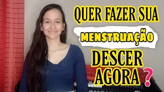 TOME ESSE CHÁ E SUA MENSTRUAÇÃO IRA DESCER EM MINUTOS|CHÁ PARA MENSTRUAÇÃO DESCER|•DIÉLLI SAMARA