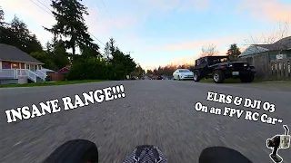 Long Range FPV RC Car Demo - with ELRS and DJI O3 - RadioLink RC8X #radiolink